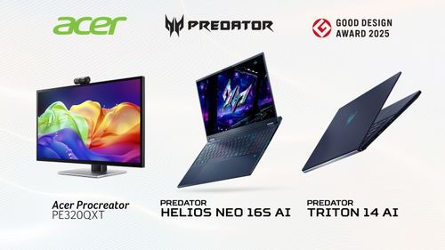 以设计重塑未来交互 宏碁斩获2025 Good Design多项大奖，触控产品闪耀国际舞台